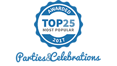 PartiesAndCelebrations Most Popular 2017 Award
